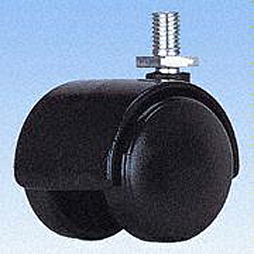 Nylon Twin Wheel Castor